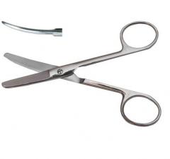 Surgicon Ножницы вертикально-изогнутые, тупоконечные, 115 мм
