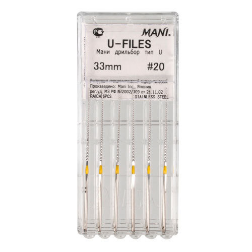 Mani Ultrasonic Files 33 мм № 30 (6 шт.)
