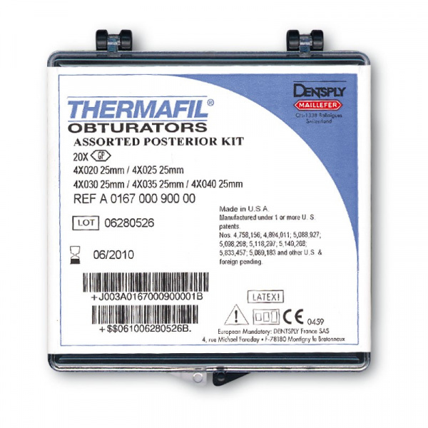 Dentsply Thermafil 6 шт. 25 мм № 100