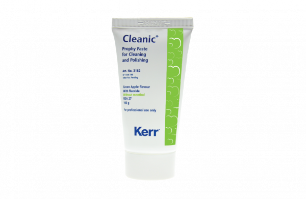 Kerr Cleanic (в тубе) - паста для полировки зубов, вкус зеленое яблоко (100 г)