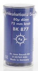 Bausch Артикуляционый шелк 80 мкм, рулон в пластиковом боксе 80 мм, синий, 3 м