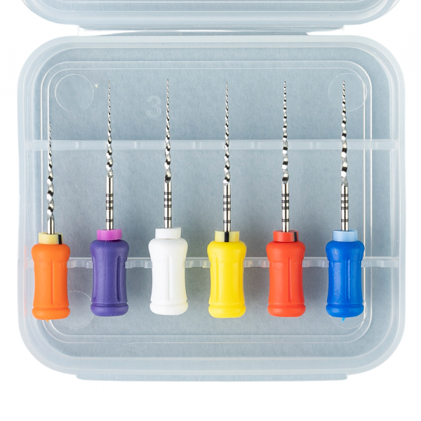 SOCO Super Files For Hand Use 25 мм S2 - ручные NiTi файлы (6 шт.)