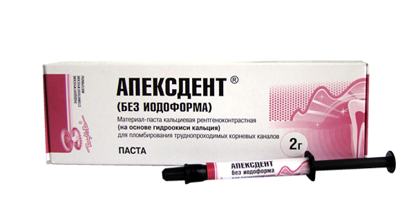 ВладМиВа Апексдент без иодоформа - паста для пломбирования каналов (2.2 г)