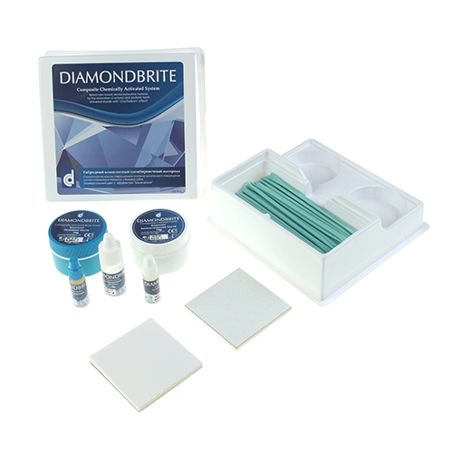 Diamondbrite Chemical Cure - химический композит (2 * 14 г + гель + бонд)