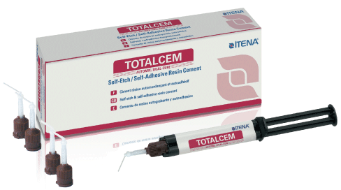 ITENA Totalcem Translucent - самопротравливающий самоадгезивный композитный цемент для постоянной фиксации (8 г)