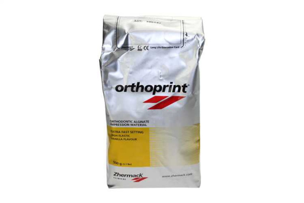 Zhermack Orthoprint - беспыльный альгинат для ортодонтии со сверхбыстрым схватыванием. (453 г)