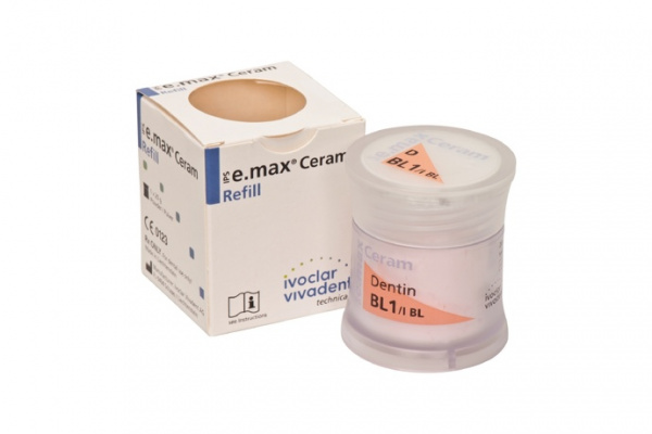 Ivoclar IPS e.max Ceram Bleach BL Dentin BL3 - безметалловая керамика, ультрасветлый дентин (20 г)