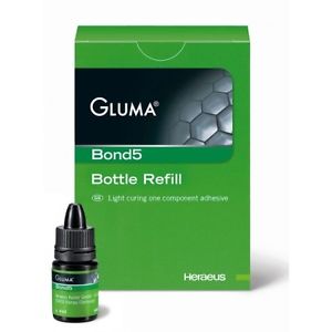 Heraeus Kulzer Gluma Bond5 Bottle Refill - однокомпонентный светоотверждаемый адгезив V поколения (4 мл)