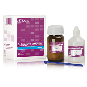 SpofaDental Adhesor Carbofine - цинк-поликарбоксилатный цемент (80 г + 40 г)