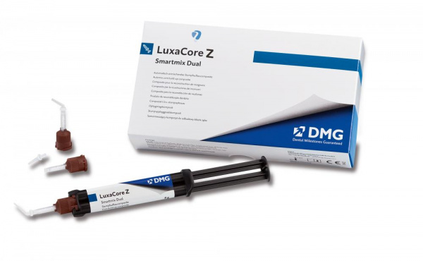 DMG LuxaCore Z Dual Smartmix A3 - композит двойного отверждения для восстановления культи зуба (2 * 9 г)