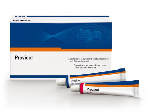 VOCO Provicol - цемент для временной фиксации без эвгенола (25 г + 25 г)