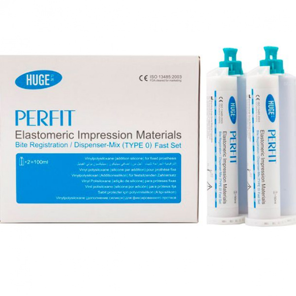 Huge Dental PERFIT Bite Registration Fast - регистратор прикуса (2 * 50 мл)