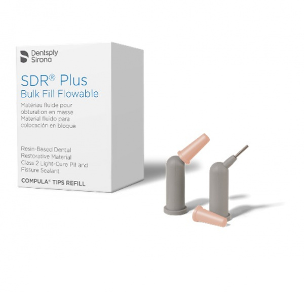 Dentsply SDR Plus Bulk Fill Flowable (50 компьюл по 0,25 г) - композит для пломбирования объемных полостей