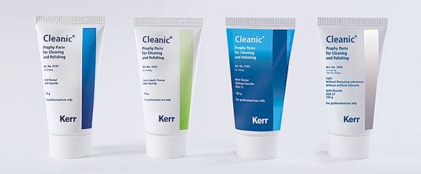 Kerr Cleanic (в тубе) - паста для полировки зубов мятная без фтора, Mint Fluoride-Free (100 г)
