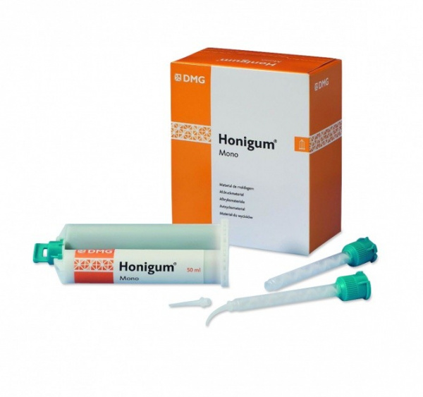 DMG Honigum Mono Automix - А-силиконовая слепочная масса, коррег. слой (2 картр. * 50 мл)
