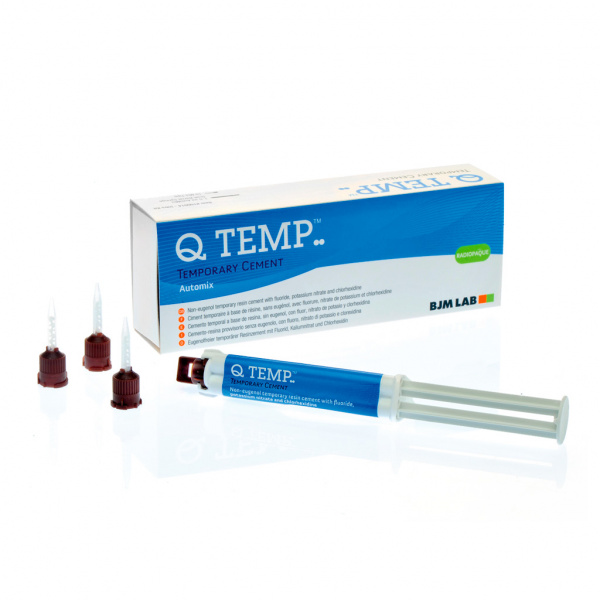 BJM Lab Q-Temp Automix -  цемент для временной фиксации без эвгенола (шприц 5 мл)