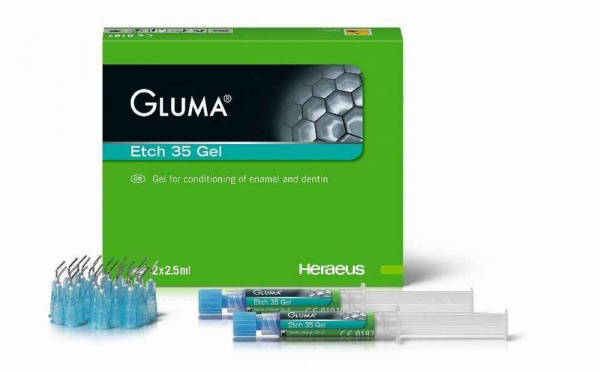 Heraeus Kulzer Gluma Etch 35 Gel - протравочный гель (3 шпр. * 2,5 мл)