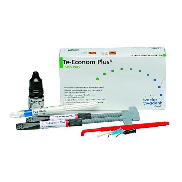 Ivoclar Te-Econom Plus Intro Pack - композитный материал, набор (4 шпр * 4 г + бонд + протравка)