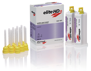 Zhermack elite HD+ корректура Super Light Body Fast Set, сиреневый (2 картриджа * 50 мл)