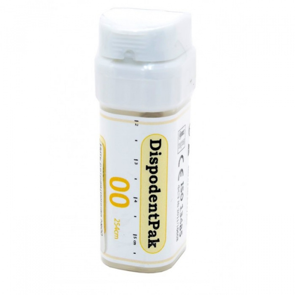 Dispodent DispodentPak 00 - ретракционная нить без пропитки, 254 см