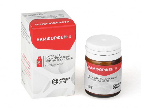 Омега-Дент Камфорфен-В - паста для пломбирования корневых каналов (20 г)