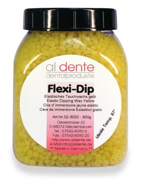 Al Dente Flexi-Dip - воск погружной, желтый (300 г)