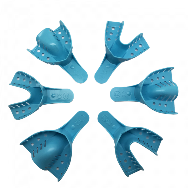 JNB Ложка слепочная перфорированная, пластиковая, нижняя № 1 (1 шт.)