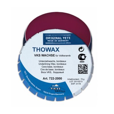 Yeti THOWAX Воск моделировочный, для вкладок, бордовый (70 г)