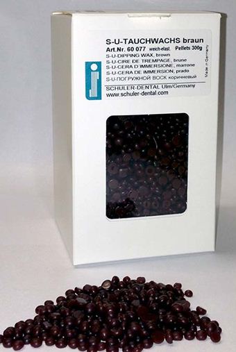 Schuler-Dental S-U Погружной воск в гранулах, коричневый по Польцу, твердый (300 г)