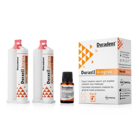 Duradent Durasil Gingiva Hard - А-Силикон для десневой маски (2*50 мл)
