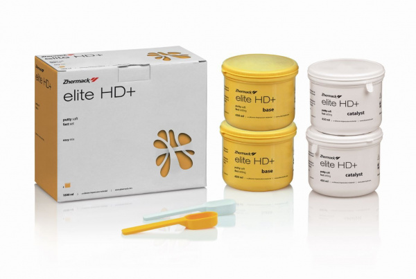 Zhermack elite HD+ база Putty Soft Fast Setting (4 * 450 мл)