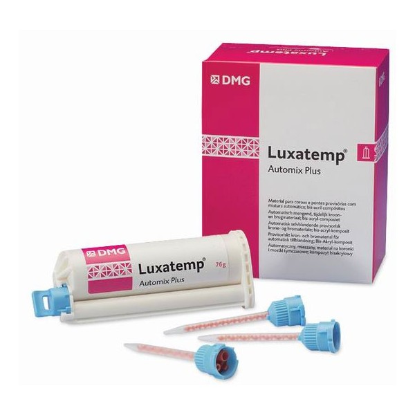 DMG Luxatemp Plus Automix A2 - пластмасса для временных коронок и мостов (1 картр. 4:1 * 76 г)